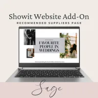 Sage Recommended Suppliers Showit Website Add-on Page – Image 1