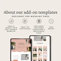 Poppy Styled Shoot Showit Template Features Add-on Page – Image 2