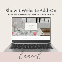 Laurel Styled Shoot Showit Template Features Add-on Page – Image 1