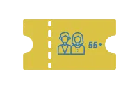 Senior Admission (55 or older) CowParade – Image 1