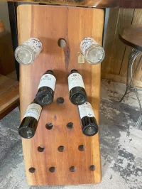 Cherry Wine Rack – Holds 19 Bottles – Image 1