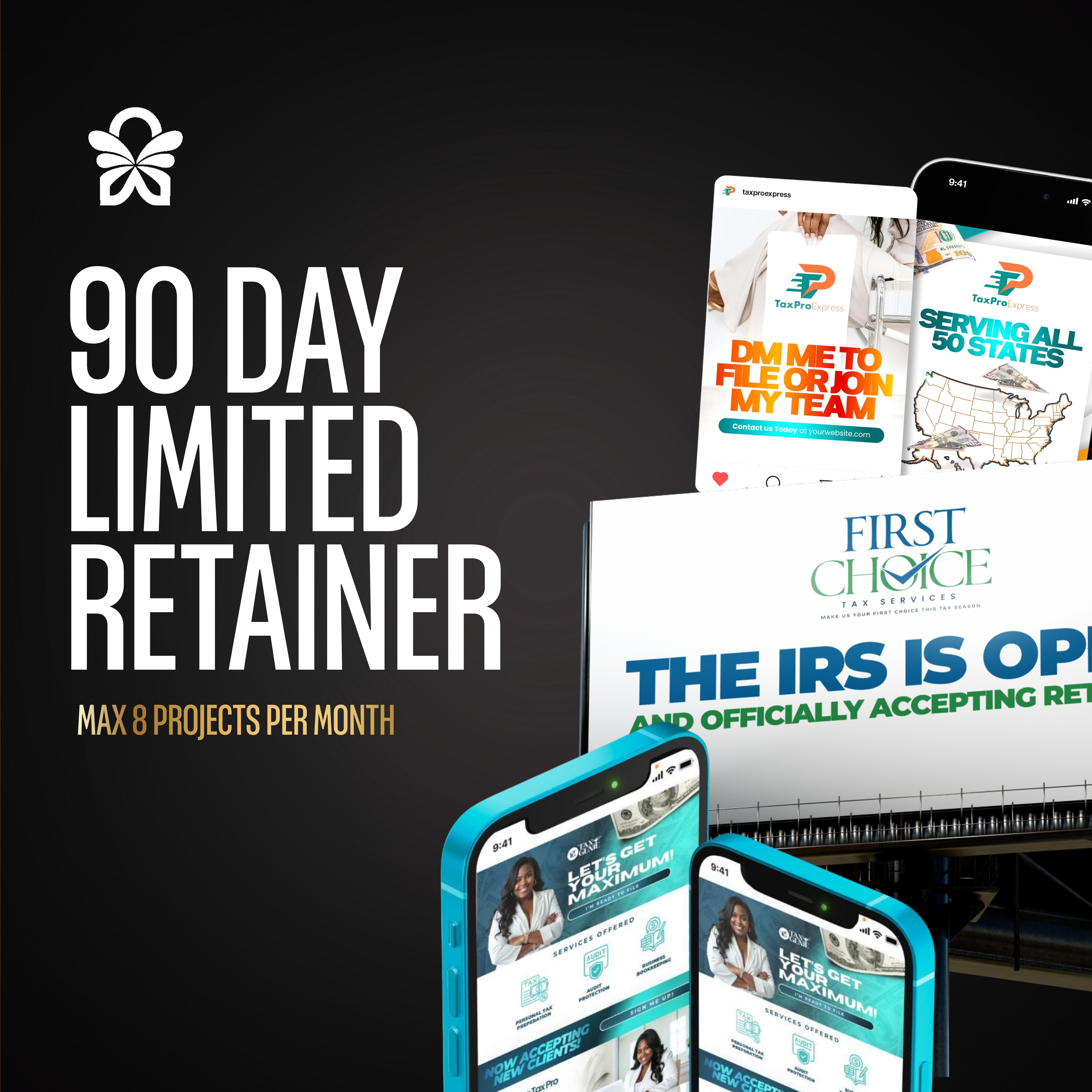 90 day (Quarterly Retainer) – Image 1