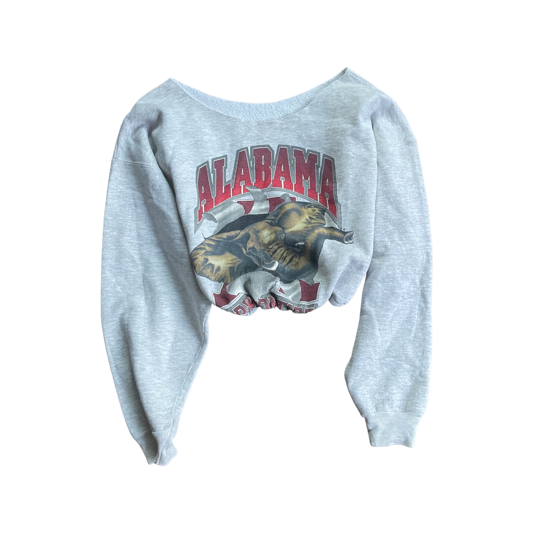 Alabama Cropped Vintage Sweatshirt – Image 1