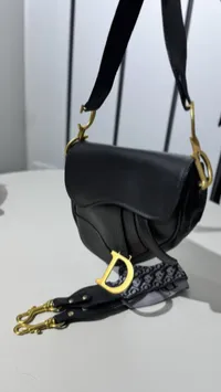 Dior Saddle Bag (black) – Image 4