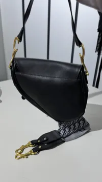 Dior Saddle Bag (black) – Image 3