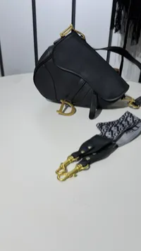 Dior Saddle Bag (black) – Image 5