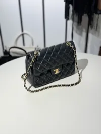 Chanel 2.55 Black leather – Image 1
