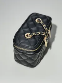 Chanel Vanity with chain black – Image 6