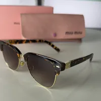 Miu Miu Unisex – Tortoiseshell Brown Frame - Brown Lenses