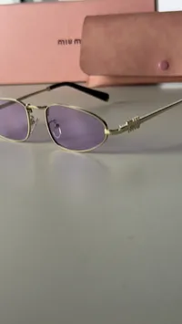 Miu Miu - Metal Rose Blush Lenses  – Image 12