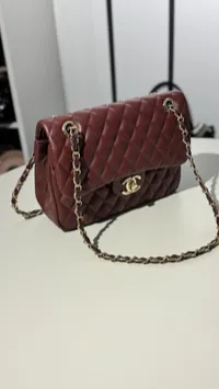 Chanel Classic 2.55 Burgundy – Image 2