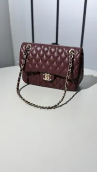 Chanel Classic 2.55 Burgundy – Image 1