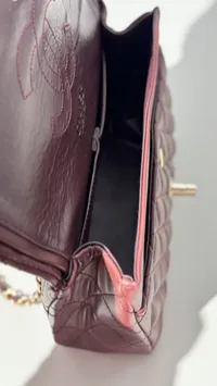 Chanel Classic 2.55 Burgundy – Image 6