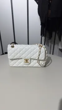 Chanel Classic 2.55 White  – Image 6