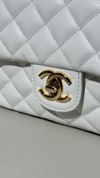 Chanel Classic 2.55 White  – Image 7
