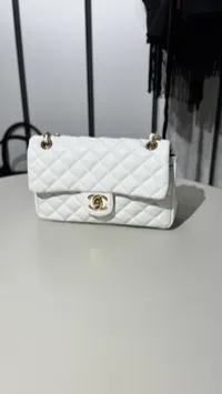 Chanel Classic 2.55 White  – Image 4