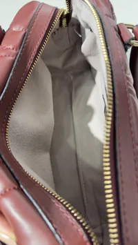 Coach Speedy Bag Burgundy – Image 8