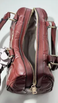 Coach Speedy Bag Burgundy – Image 9
