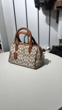 Coach Speedy Camel & Gray Large  – Image 1