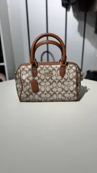 Coach Speedy Camel & Gray Large  – Image 5
