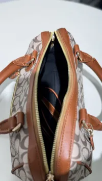 Coach Speedy Camel & Gray Large  – Image 6