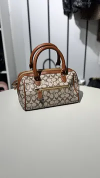 Coach Speedy Camel & Gray Large  – Image 7