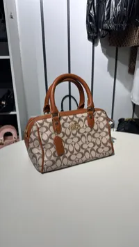 Coach Speedy Camel & Gray Large  – Image 2