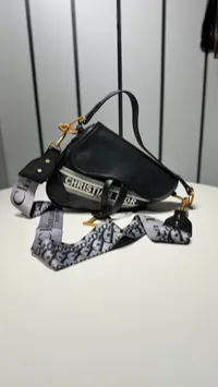Dior Saddle Bag (black) – Image 29