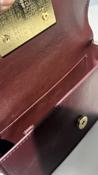 Dior Shoulder Bag Burgundy – Image 5