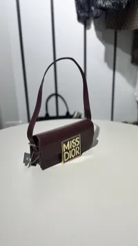 Dior Shoulder Bag Burgundy – Image 2