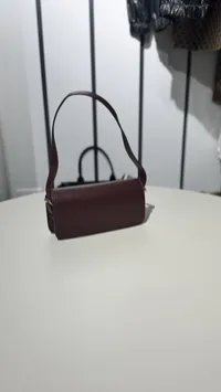 Dior Shoulder Bag Burgundy – Image 3