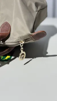 Longchamp Size S / Khaki color – Image 7