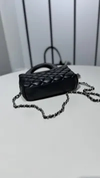 Chanel Nano Black & Silver  – Image 4