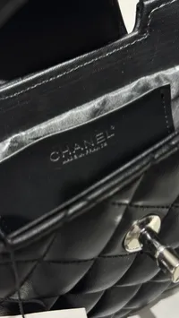 Chanel Nano Black & Silver  – Image 6