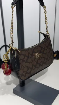 Teri Coach Bag Black & Brown – Image 1