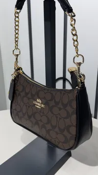 Teri Coach Bag Black & Brown – Image 2