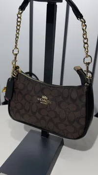 Teri Coach Bag Black & Brown – Image 3