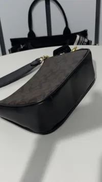 Teri Coach Bag Black & Brown – Image 7