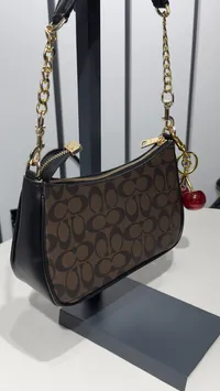 Teri Coach Bag Black & Brown – Image 8
