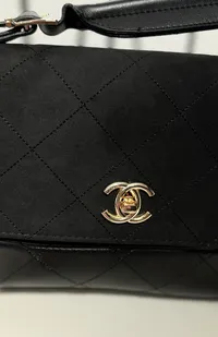 Chanel Quilted New Bag Full Black – Image 10
