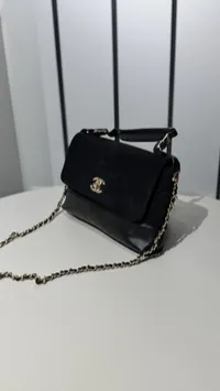 Chanel Quilted New Bag Full Black – Image 3