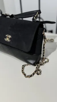 Chanel Quilted New Bag Full Black – Image 8