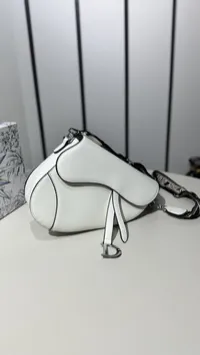 Dior Saddle Super Master White with Package  – Image 1