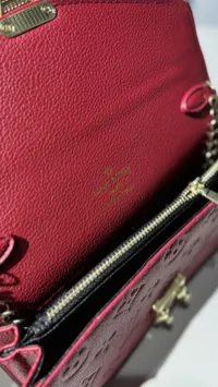 Louis Vuitton LV Pochette Louis Super Master with Package Red – Image 4