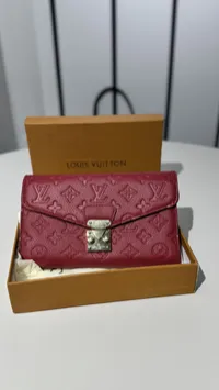 Louis Vuitton LV Pochette Louis Super Master with Package Red – Image 2