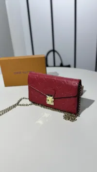 Louis Vuitton LV Pochette Louis Super Master with Package Red – Image 1