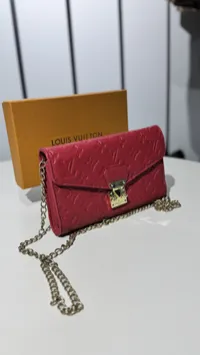 Louis Vuitton LV Pochette Louis Super Master with Package Red – Image 6