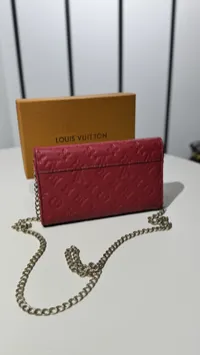 Louis Vuitton LV Pochette Louis Super Master with Package Red – Image 5
