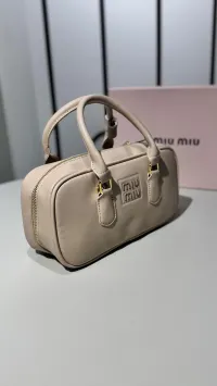 Miu Miu - Acradie Leather Birarwood Super Master with Package Peach – Image 2