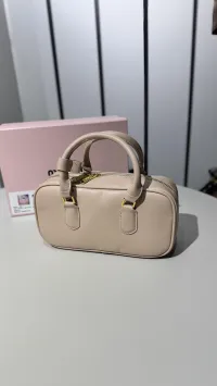 Miu Miu - Acradie Leather Birarwood Super Master with Package Peach – Image 5
